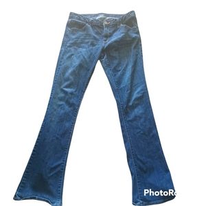 Simply Vera by Vera Wang Womens Mid Rise Dark Wash Boot Cut Jean 10